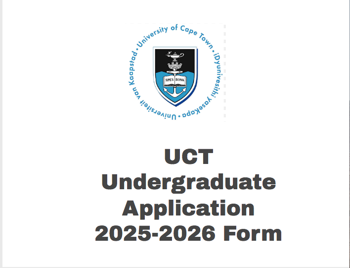 UCT Undergraduate Application 2025-2026 Form - University College