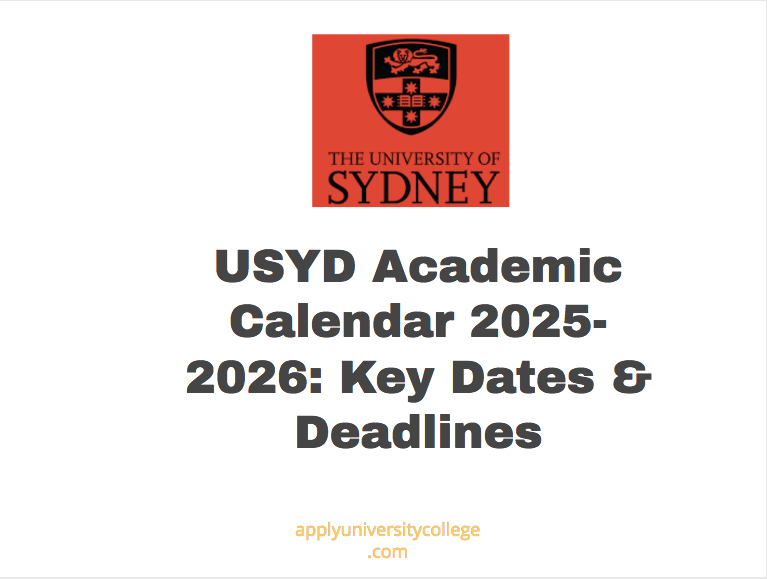 Usyd Calendar 2025 Pdf January 