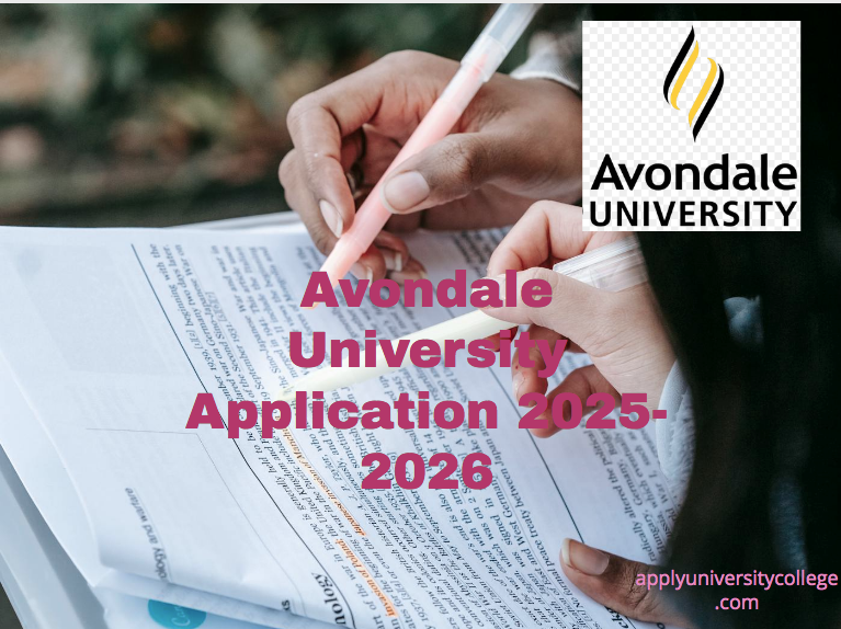Avondale University Application 20252026 University College