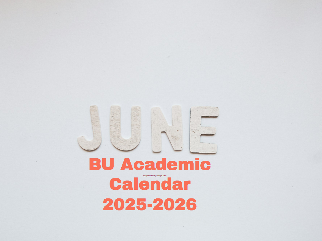 BU Academic Calendar 2025-2026 - University College