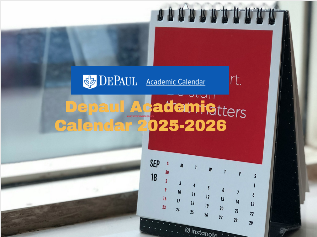 Depaul Academic Calendar 2025 2026 University College