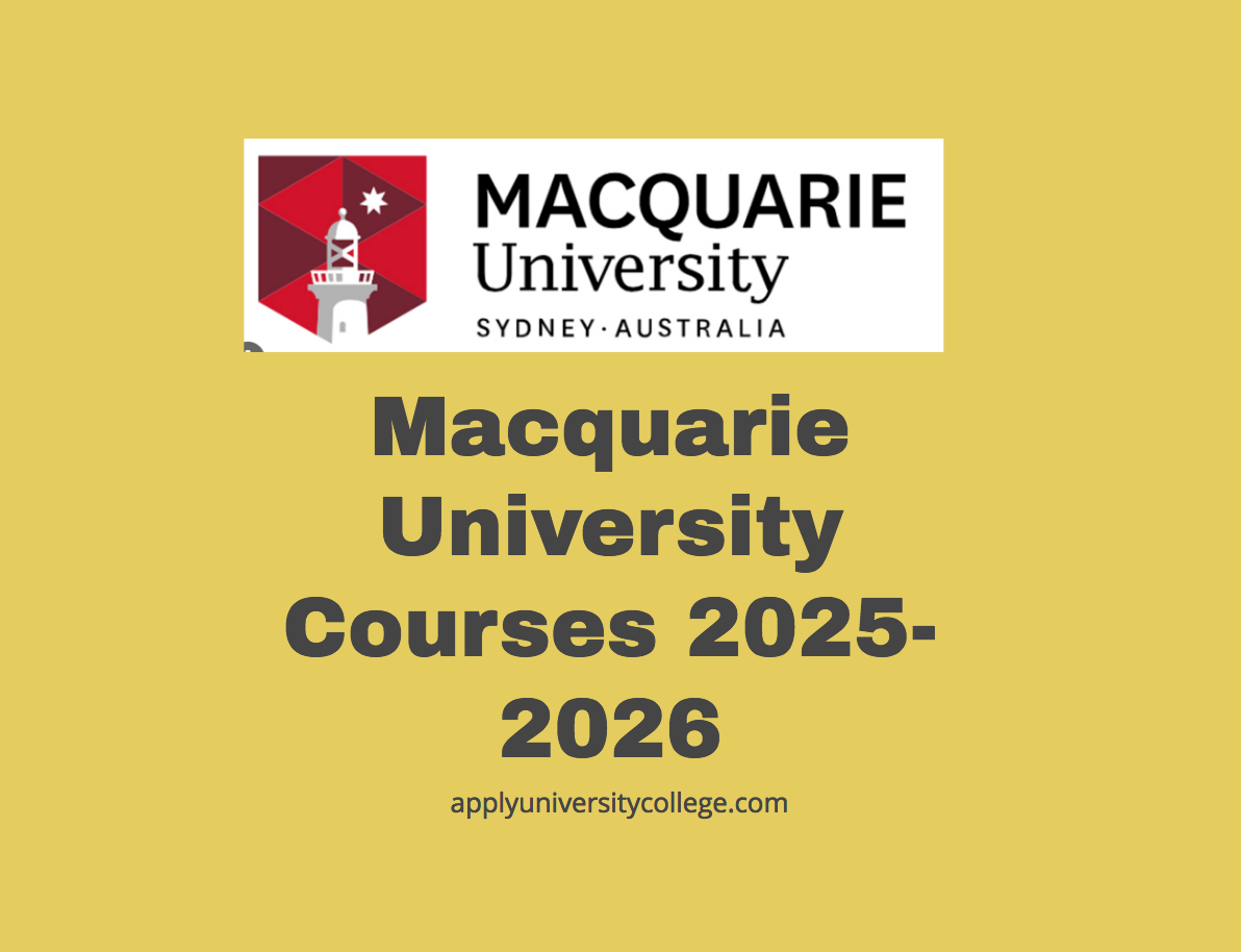 Macquarie University Courses 20252026 University College