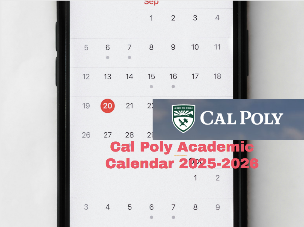 Cal Poly Slo 2025 2026 Calendar