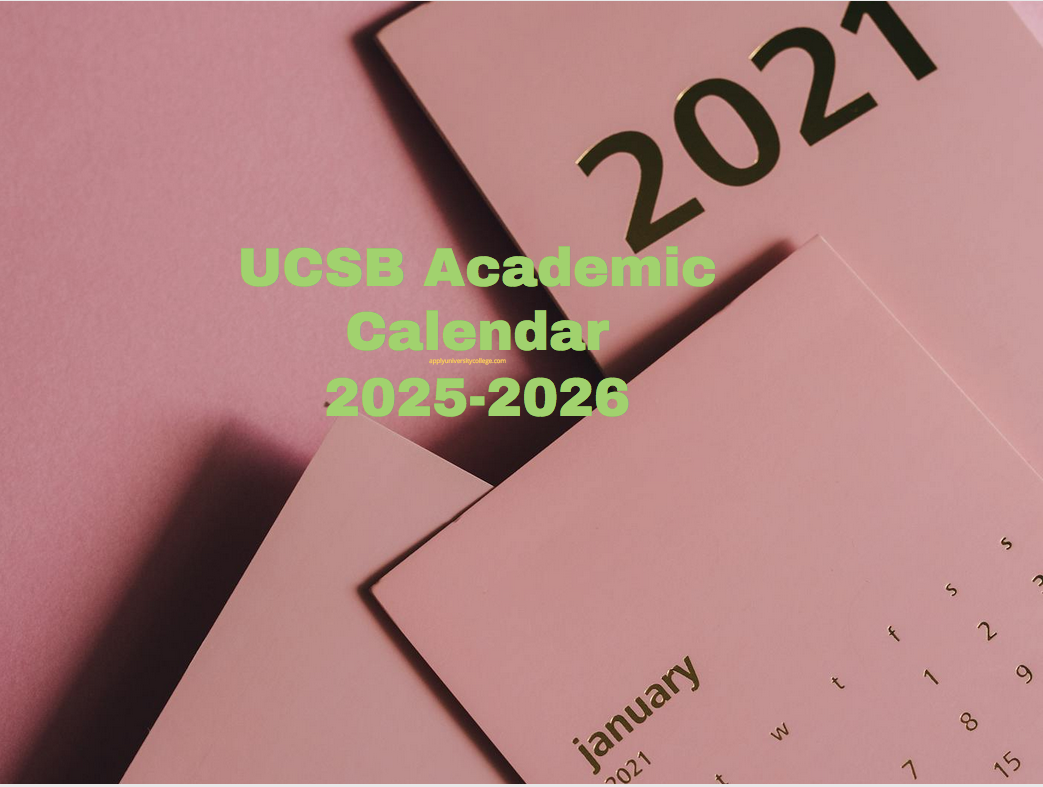 2025-2026 Ucsb Academic Calendar