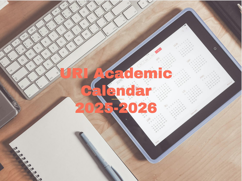 URI Academic Calendar 20252026 University College