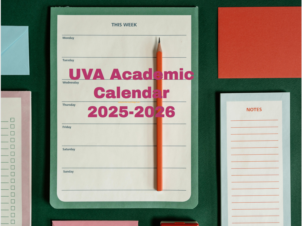 UVA Academic Calendar 2025-2026 - University College