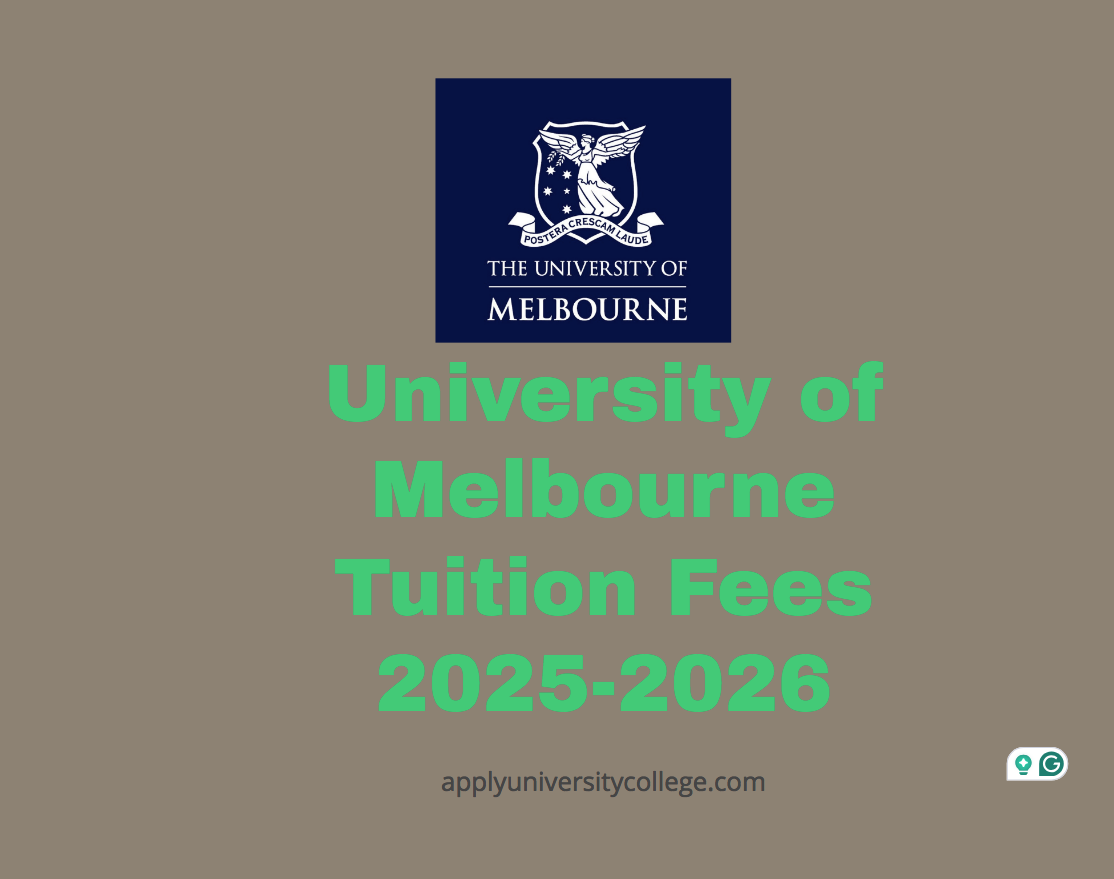 University of Melbourne Tuition Fees 20252026 University College