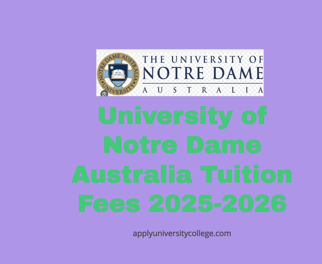 university of notre dame australia tuition fees
