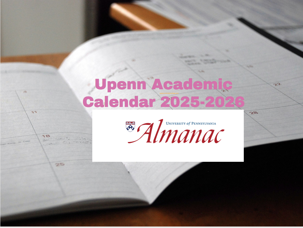 Upenn Academic Calendar 2025-2026