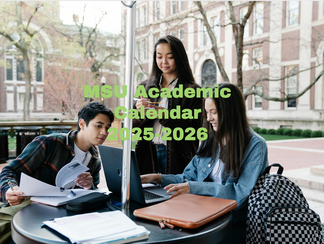 MSU Academic Calendar 2025-2026 - University College