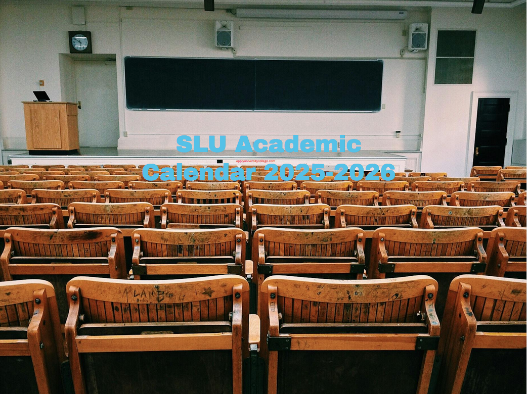 SLU Academic Calendar 20252026 University College